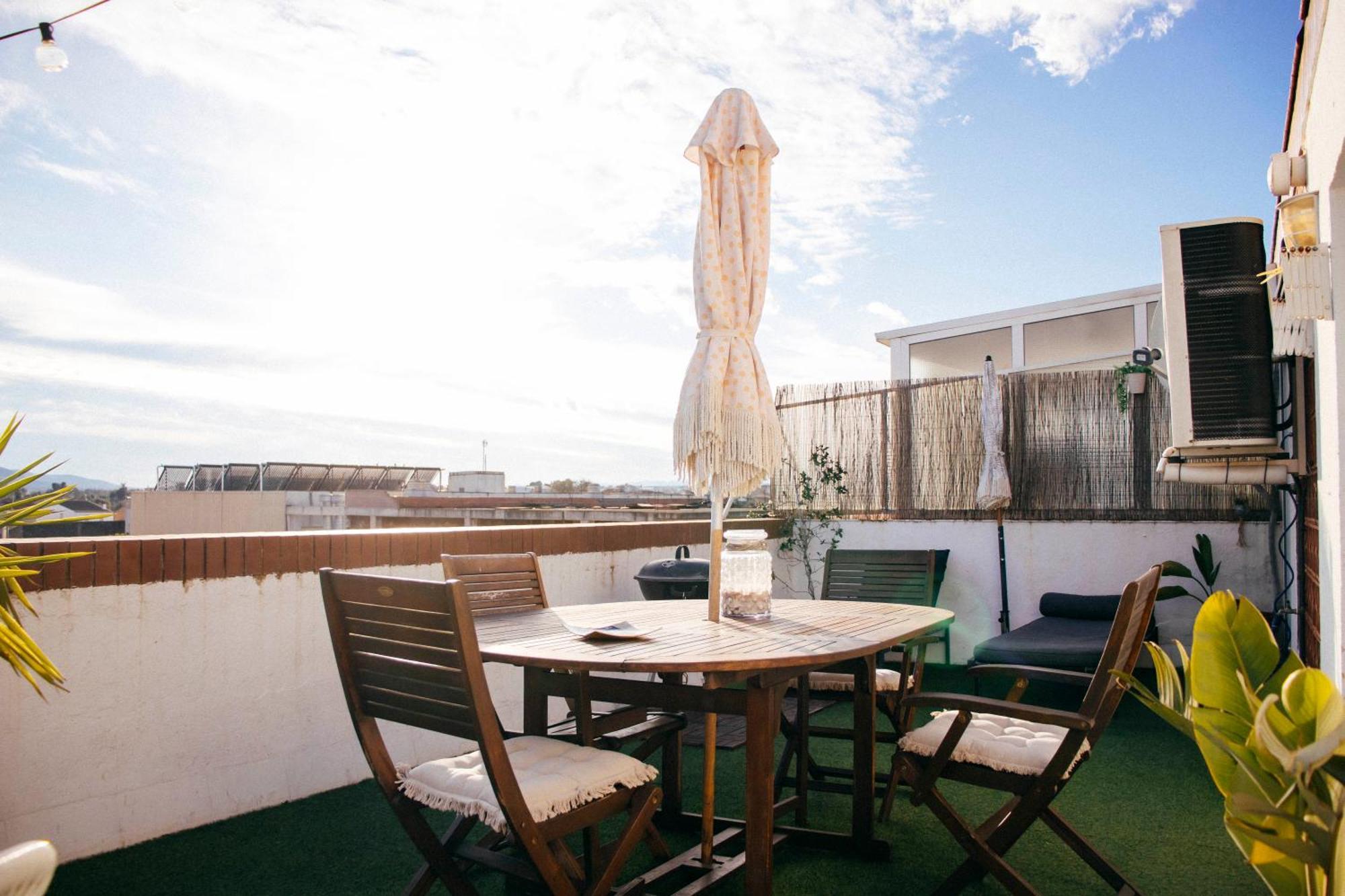 Apartamento Atico-Spa Santa Bárbara Extérieur photo